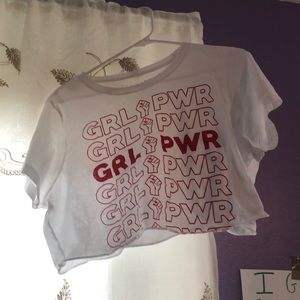 Girl Power crop top
